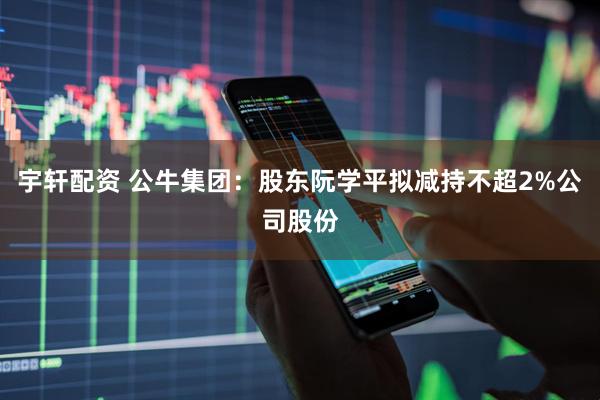 宇轩配资 公牛集团：股东阮学平拟减持不超2%公司股份