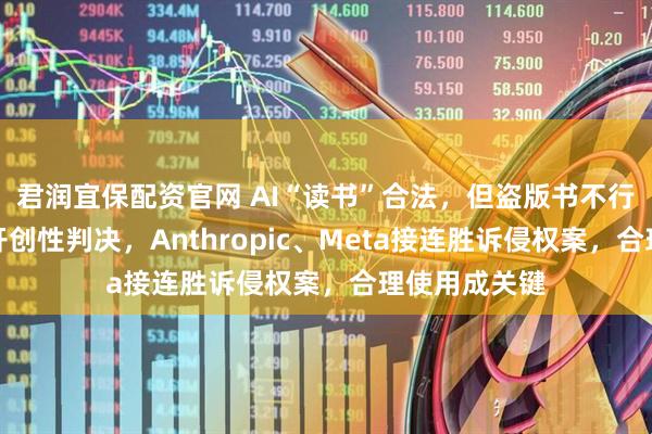 君润宜保配资官网 AI“读书”合法，但盗版书不行！美国法院开创性判决，Anthropic、Meta接连胜诉侵权案，合理使用成关键